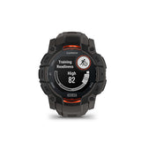 Garmin Instinct 3, 50mm Solar Garmin, Instinct 3 50mm Solar, Watch, Watch Color: Black, Wristband: Charcoal - Silicone Watches