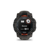 Garmin Instinct 3, 50mm Solar Garmin, Instinct 3 50mm Solar, Watch, Watch Color: Black, Wristband: Charcoal - Silicone Watches