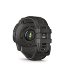 Garmin Instinct 3, 50mm Solar Garmin, Instinct 3 50mm Solar, Watch, Watch Color: Black, Wristband: Charcoal - Silicone Watches