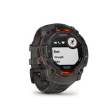 Garmin Instinct 3, 50mm Solar Garmin, Instinct 3 50mm Solar, Watch, Watch Color: Black, Wristband: Charcoal - Silicone Watches