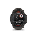 Garmin Instinct 3, 50mm Solar Garmin, Instinct 3 50mm Solar, Watch, Watch Color: Black, Wristband: Charcoal - Silicone Watches