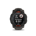 Garmin Instinct 3, 50mm Solar Garmin, Instinct 3 50mm Solar, Watch, Watch Color: Black, Wristband: Charcoal - Silicone Watches