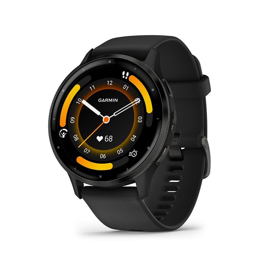 Garmin Venu 3 Black, Wristband: Black - Silicone Watches