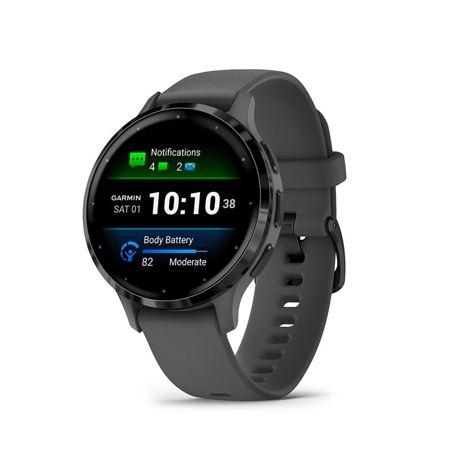 Garmin Venu 3S Grey, Wristband: Grey - Silicone Watches