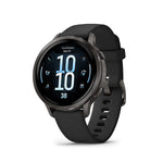 Garmin Venu 4 41mm Slate, Wristband: Black - Silicone Watches