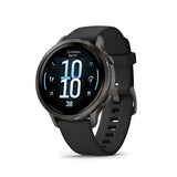 Garmin Venu 4 41mm Slate, Wristband: Black - Silicone Watches