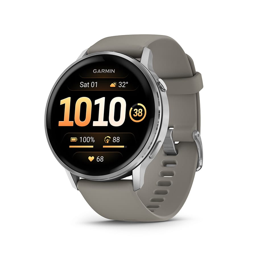 Garmin Venu 4 45mm Silver, Wristband: Silver Gray - Silicone Watches