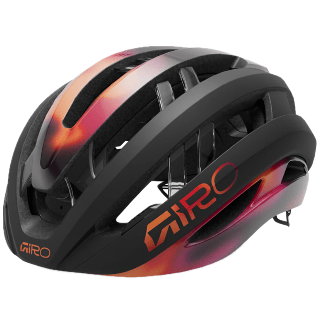 Giro Aries Spherical Helmet Black/Frequency Orange / S Apparel - Apparel Accessories - Helmets - Road