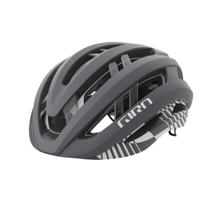 Giro Aries Spherical Helmet Matte White/Charcoal Rush / M Apparel - Apparel Accessories - Helmets - Road