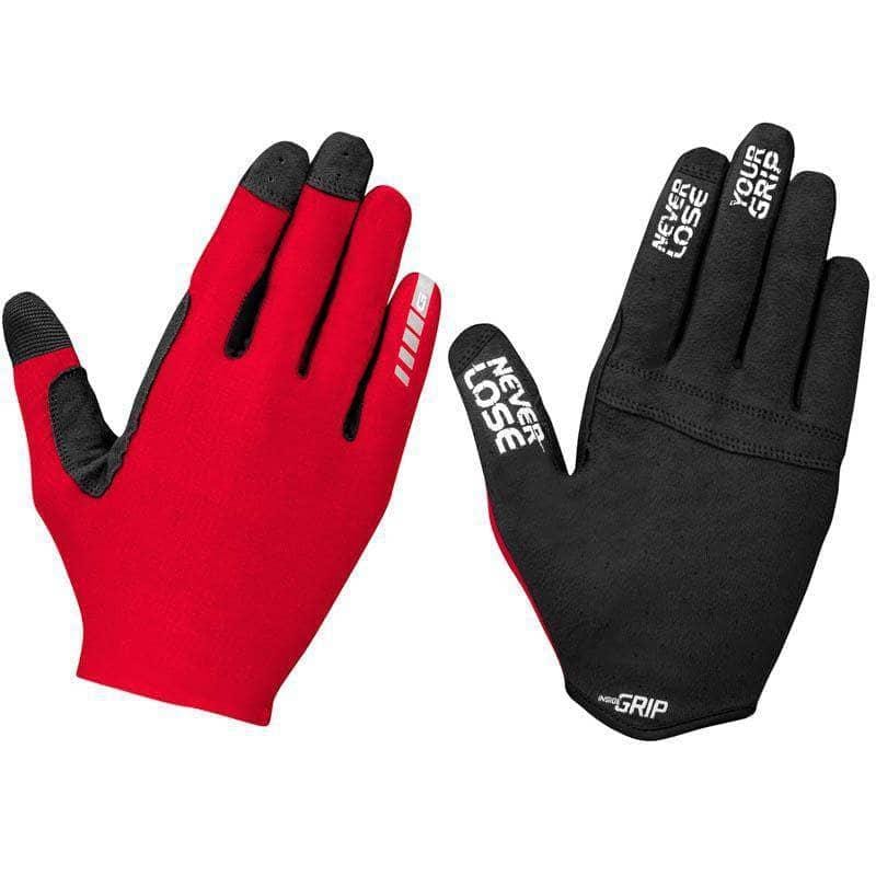 GripGrab Aerolite InsideGrip Long Finger Gloves Red / Small Apparel - Apparel Accessories - Gloves - Mountain