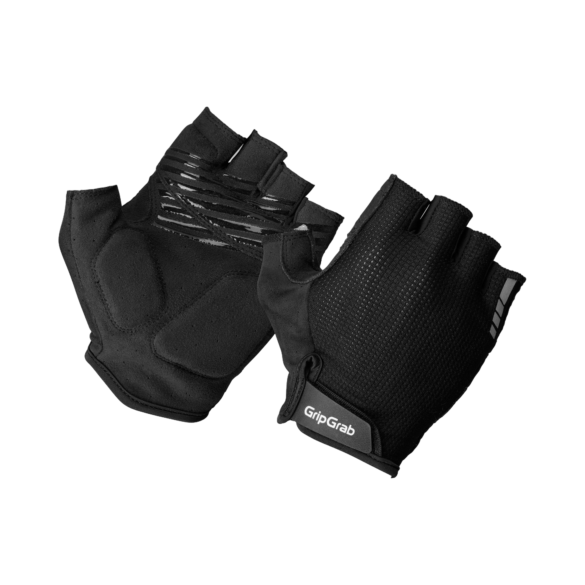 GripGrab EXPLR Padded Short Finger Summer Gloves Black / XS Apparel - Clothing - Gloves - Road