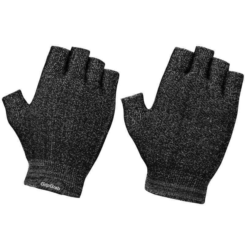 GripGrab Freedom Knitted Short Finger Cycling Gloves Black / XS/S Apparel - Apparel Accessories - Gloves - Road