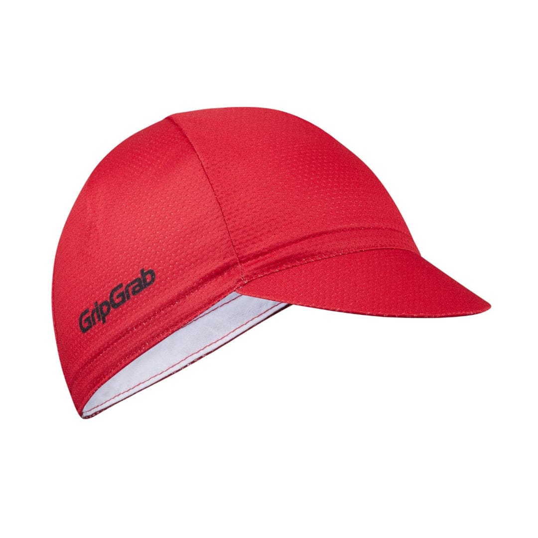 GripGrab Lightweight Summer Cycling Cap Red / S/M Apparel - Clothing - Riding Caps