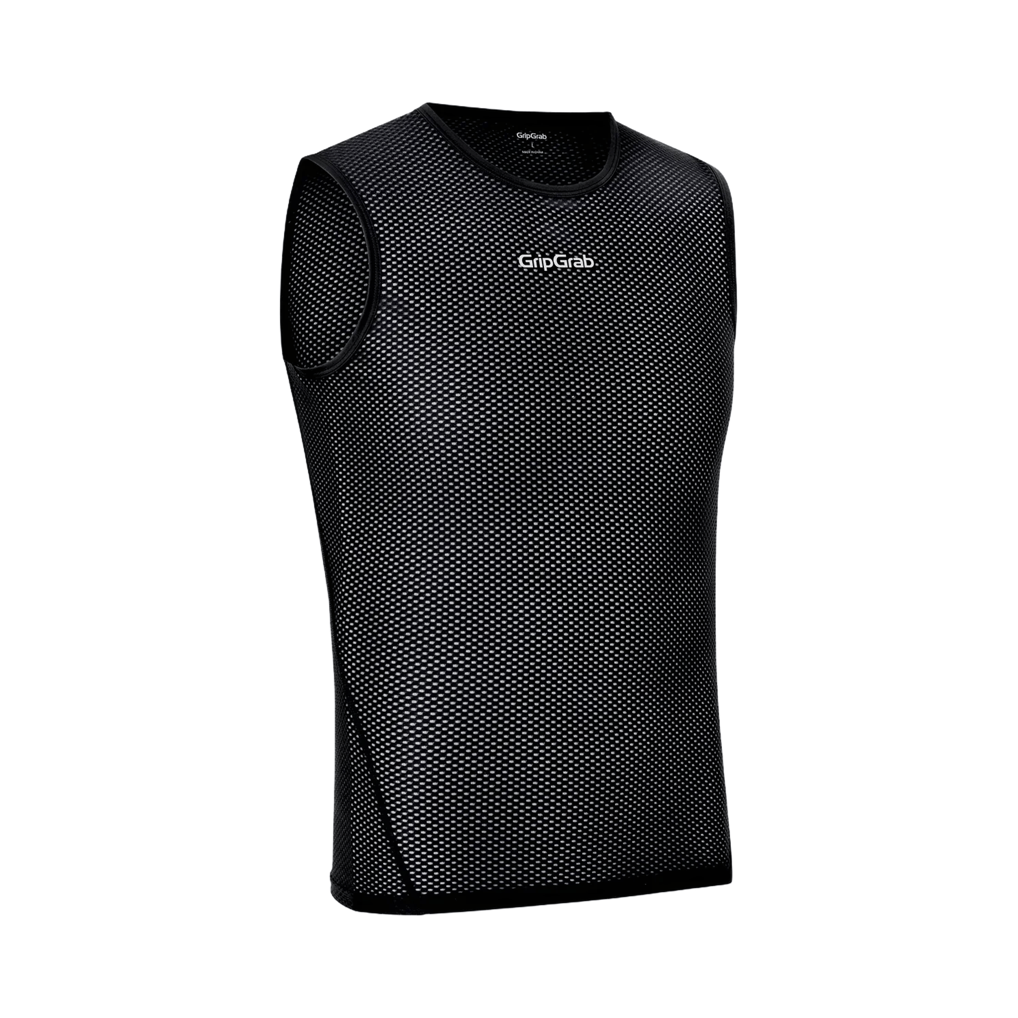 GripGrab Men's Ultralight Mesh Sleeveless Base Layer Black / S Apparel - Clothing - Men's Base Layers