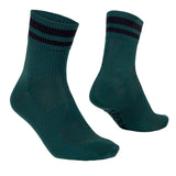 GripGrab Original Stripes Crew Socks Green / XS Apparel - Clothing - Socks