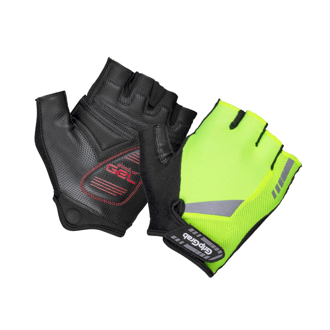 GripGrab ProGel Padded Gloves Yellow Hi-Vis / XS Apparel - Apparel Accessories - Gloves - Road