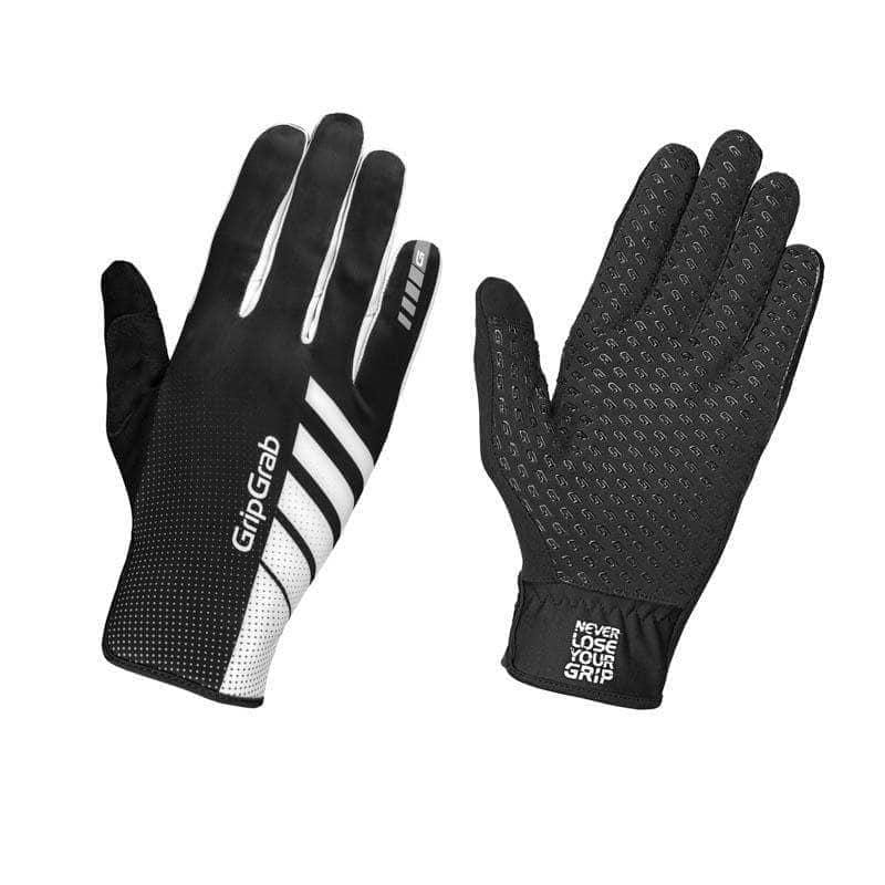 GripGrab Raptor Windproof Raceday Gloves Black/White / Small Apparel - Apparel Accessories - Gloves - Road