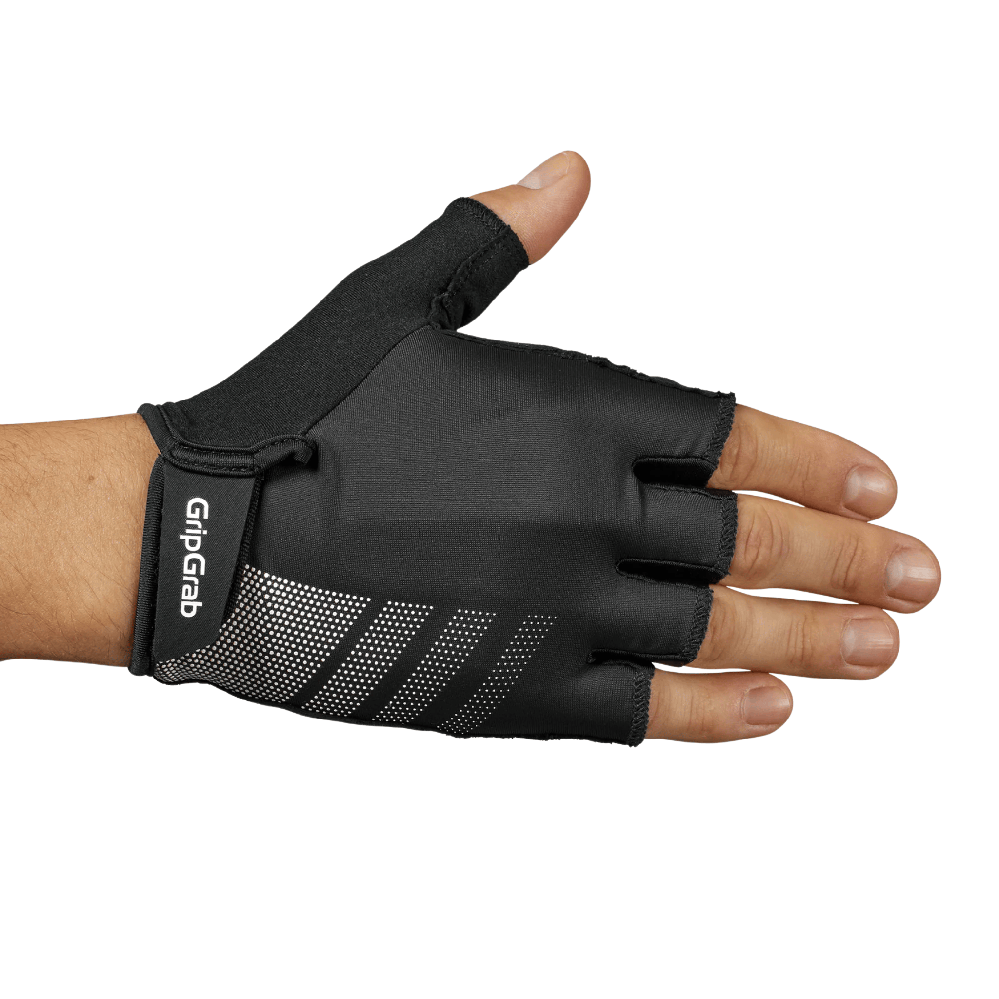 GripGrab RIDE Lite Padded Short Finger Summer Gloves Black / XS Apparel - Clothing - Gloves - Road