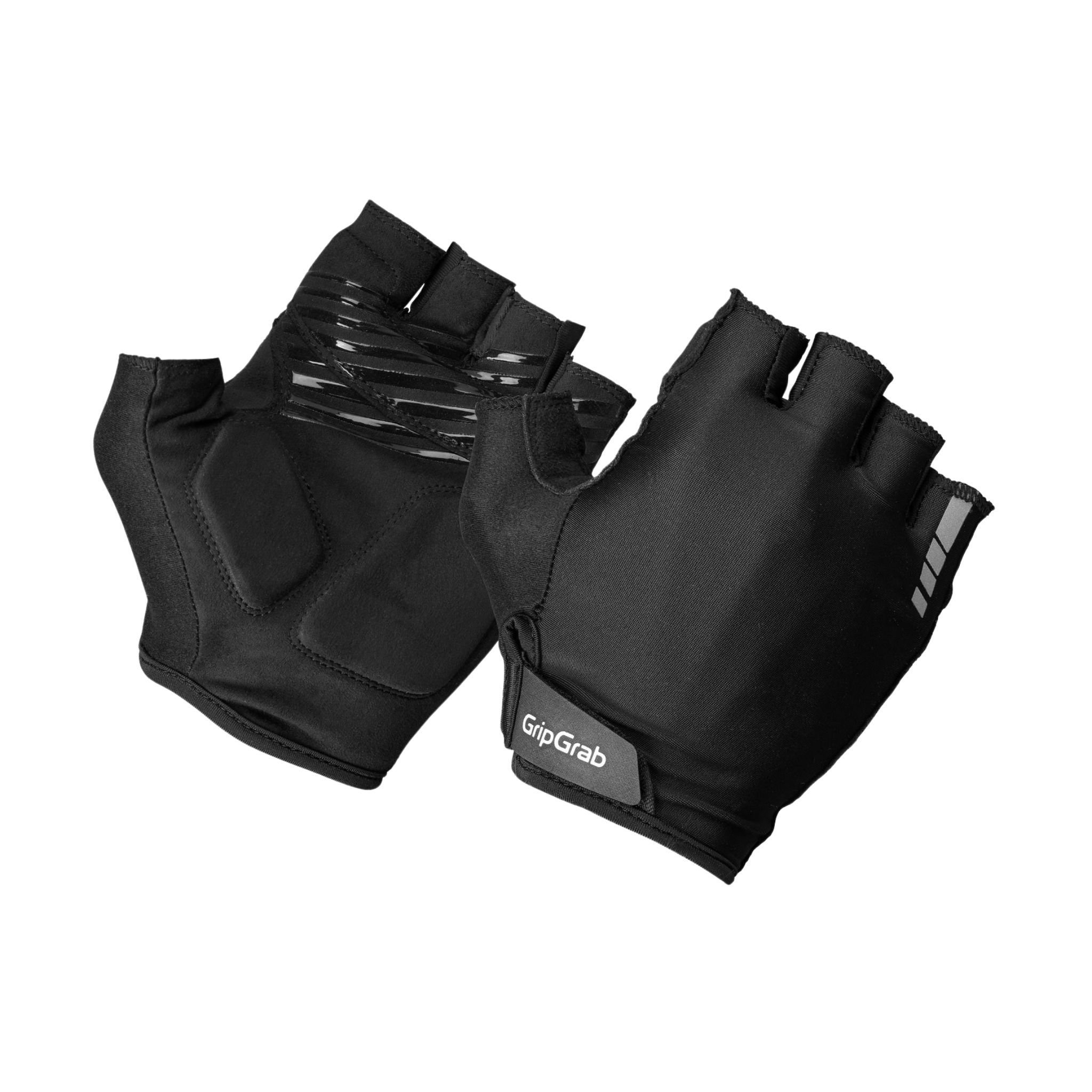 GripGrab RIDE Padded Short Finger Summer Gloves Black / XS Apparel - Clothing - Gloves - Road