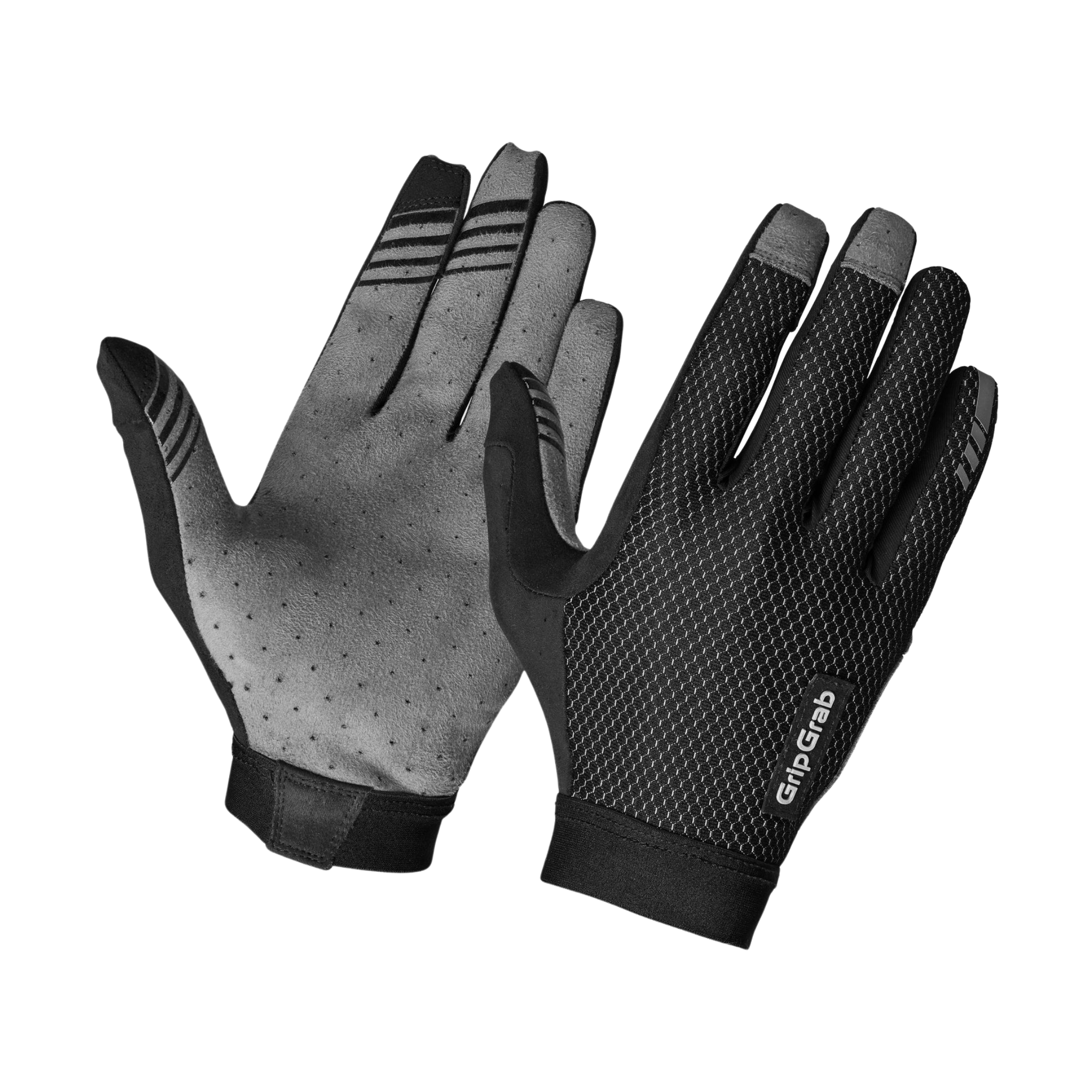 GripGrab Vertical 2 InsideGrip Full Finger Summer Gloves Black / S Apparel - Clothing - Gloves - Mountain
