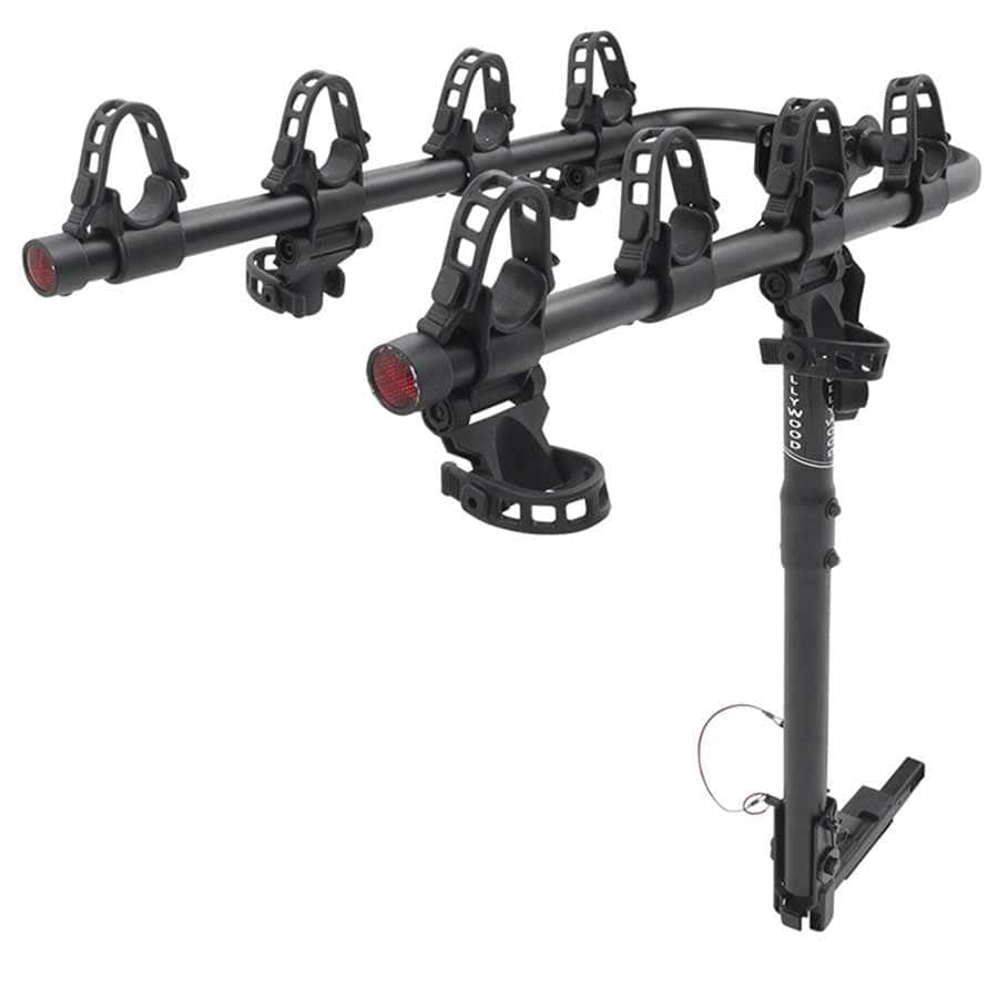 Hollywood Racks Traveler Hollywood Racks, Traveler 3 Bike, Hitch Mount Rack, 1-1/4'' and 2'', Bikes: 3, Black Hitch Racks