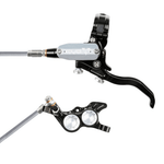 Hope Brake EVO GR4 No Rotor BRAIDED LH- Black/Silver Parts - Brake Sets