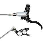 Hope Brake EVO GR4 No Rotor BRAIDED LH- Black/Silver Parts - Brake Sets