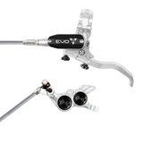 Hope Brake EVO GR4 No Rotor BRAIDED LH- Silver/Black Parts - Brake Sets