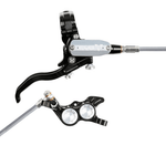 Hope Brake EVO GR4 No Rotor BRAIDED RH- Black/Silver Parts - Brake Sets