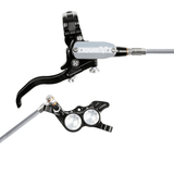 Hope Brake EVO GR4 No Rotor BRAIDED RH- Black/Silver Parts - Brake Sets