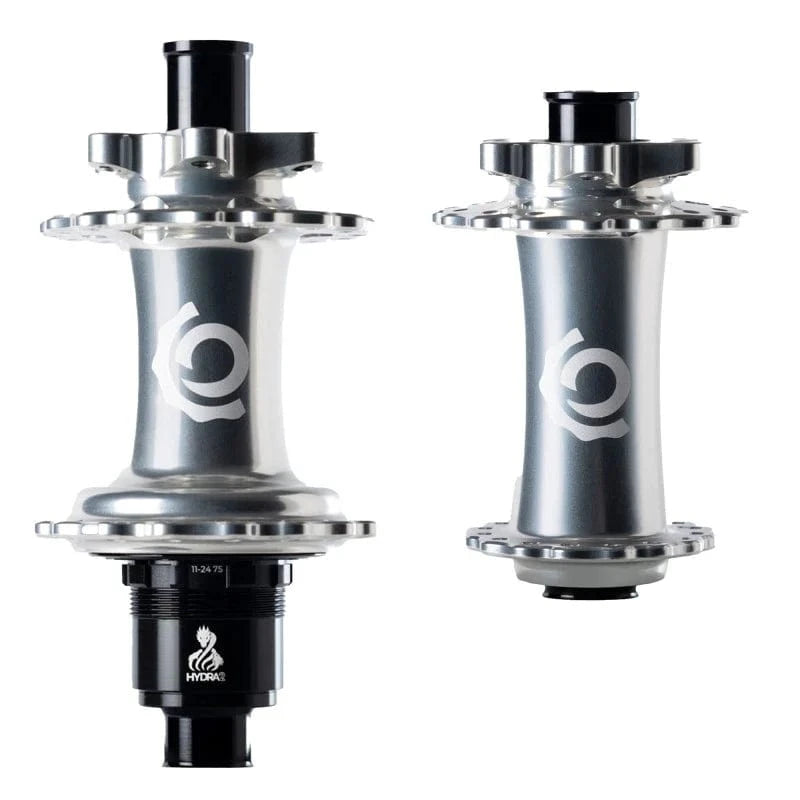 Industry Nine Hydra 2 15x110 32H, 15mm TA, 110mm Boost, Silver Disc Hubs