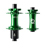 Industry Nine Hydra 2 Boost MicroSpline 32H, 12mm TA, 148mm, Shimano Micro Spline, Green Disc Hubs