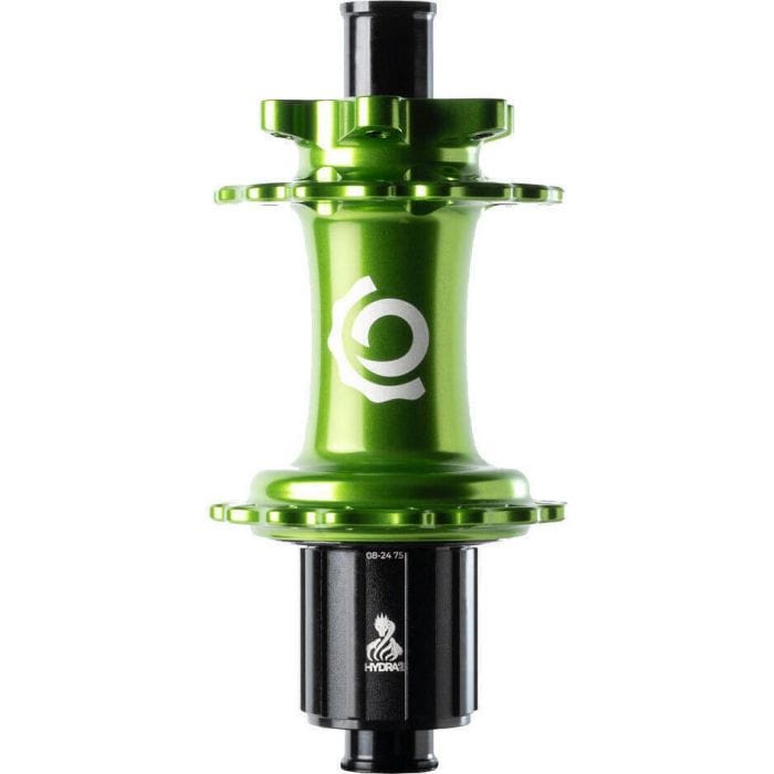 Industry Nine Hydra 2 Boost MicroSpline 32H, 12mm TA, 148mm, Shimano Micro Spline, Lime Disc Hubs