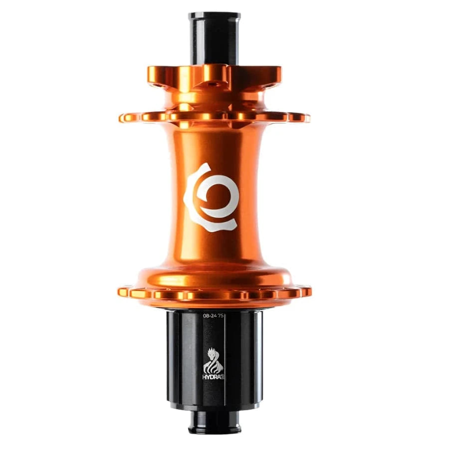 Industry Nine Hydra 2 Boost MicroSpline 32H, 12mm TA, 148mm, Shimano Micro Spline, Orange Disc Hubs
