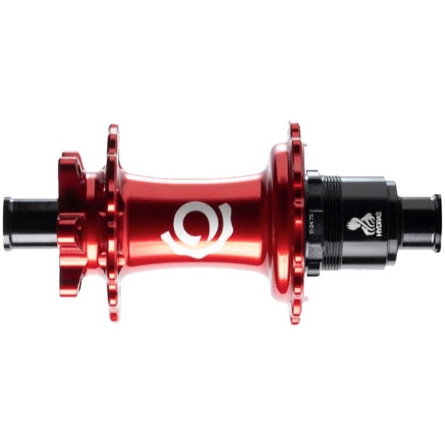 Industry Nine Hydra 2 Boost MicroSpline 32H, 12mm TA, 148mm, Shimano Micro Spline, Red Disc Hubs