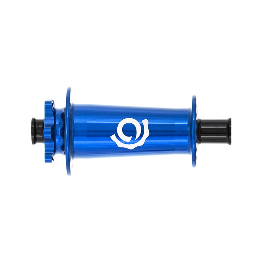 Industry Nine Hydra Classic Boost 6B Front 28H, 15mm TA, 110mm Boost, Blue Disc Hubs