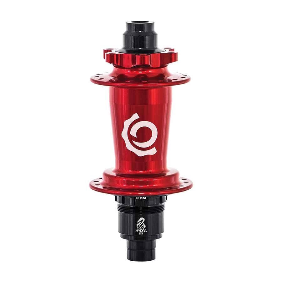 Industry Nine Hydra Classic DH 6B Rear himano Micro Spline, Red Disc Hubs