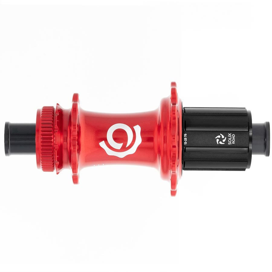 Industry Nine Solix G Classic Rear HG11 24H, 12mm TA, 142mm, Shimano HG 11, Red Disc Hubs