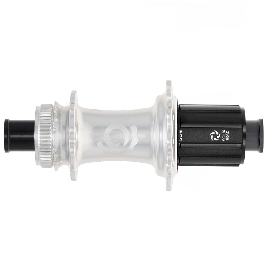 Industry Nine Solix G Classic Rear HG11 24H, 12mm TA, 142mm, Shimano HG 11, Silver Disc Hubs