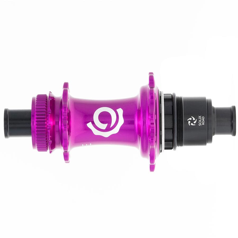 Industry Nine Solix G Classic Rear XD-R 28H, 12mm TA, 142mm, SRAM XD-R, Purple Disc Hubs