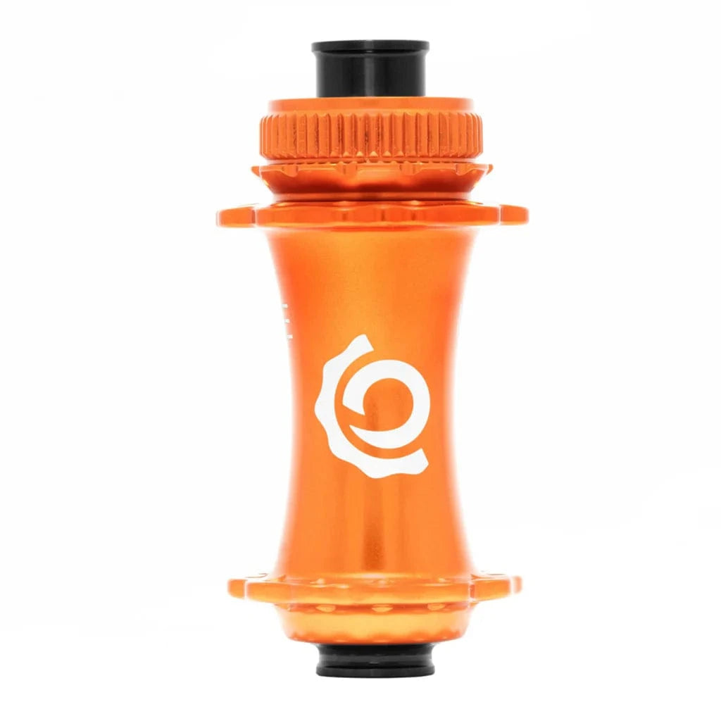 Industry Nine Solix M Classic Front 24H, 15mm TA, 110mm Boost, Orange (080651-02) Disc Hubs
