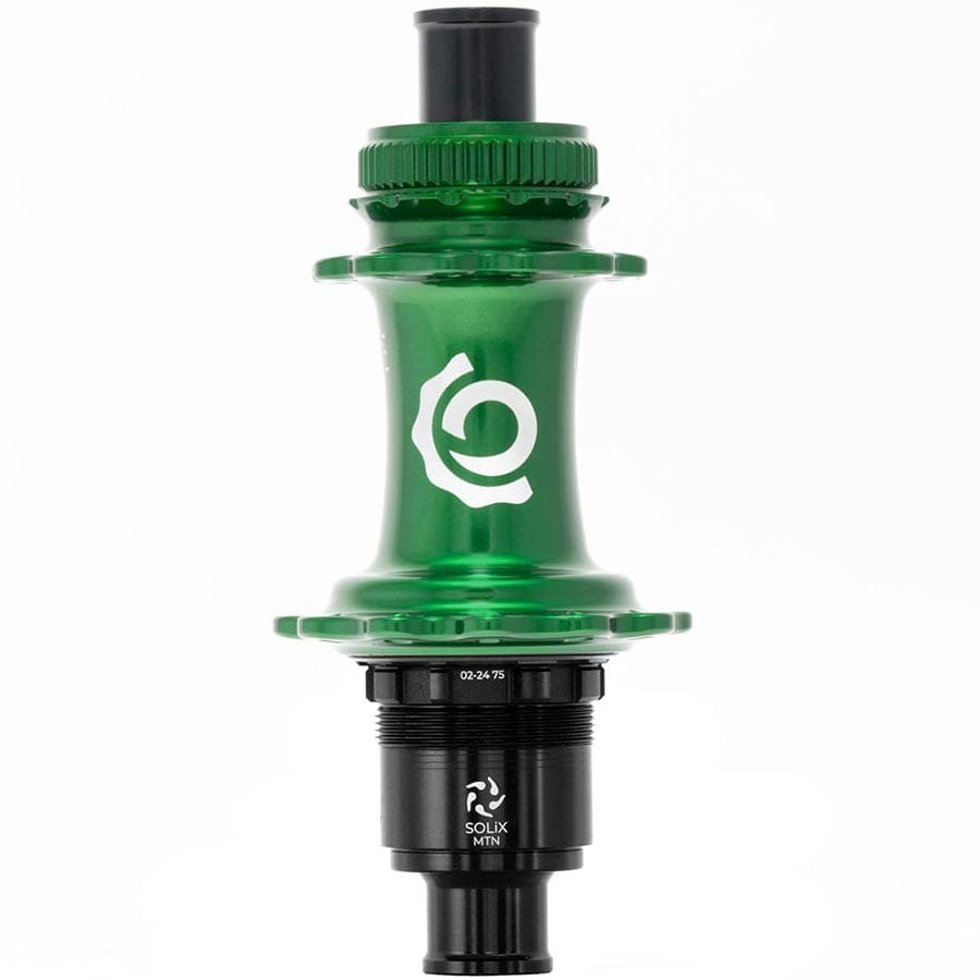 Industry Nine Solix M Classic Rear XD 24H, 12mm TA, 148mm, SRAM XD, Green Disc Hubs