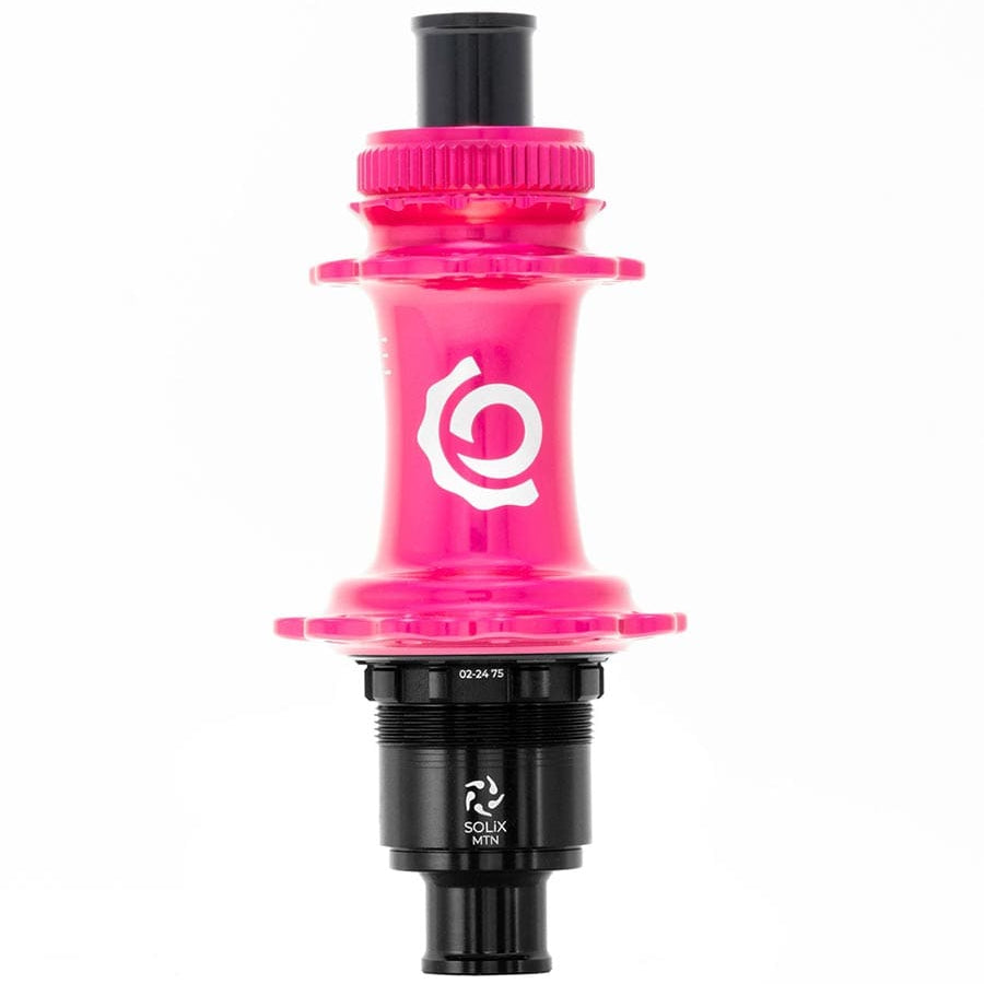 Industry Nine Solix M Classic Rear XD 28H, 12mm TA, 148mm, SRAM XD, Pink Disc Hubs