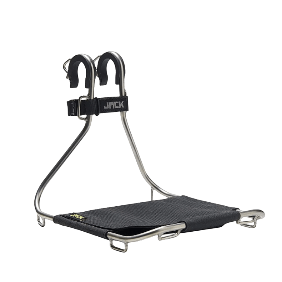 JACK the Bike Rack Black / with Yellow Bungee Accessories - Bags - Handlebar Bags