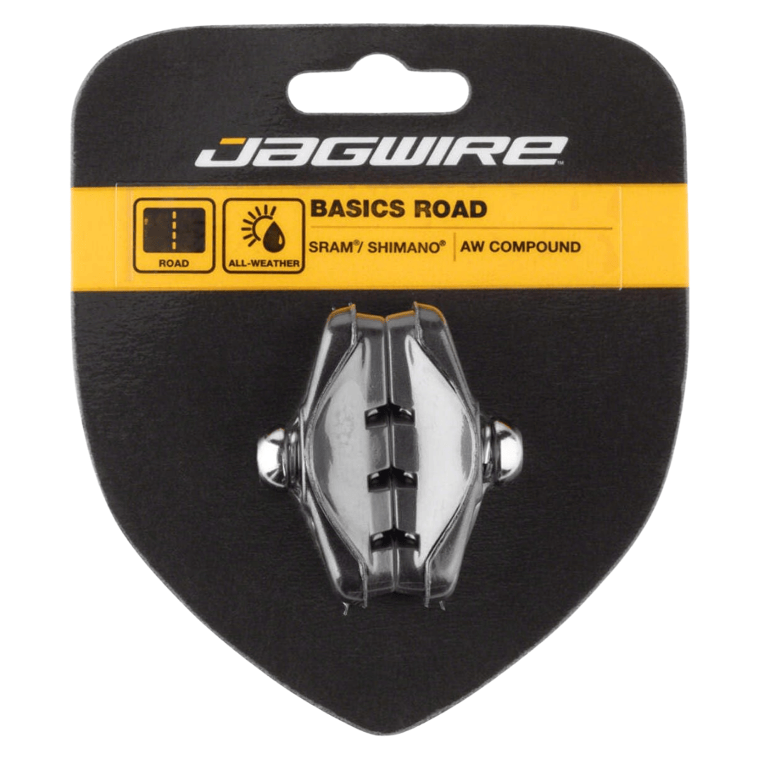 Jagwire Basic Road Rim Brake Pads All-Weather (Single Pair) Parts - Brake Pads - Rim