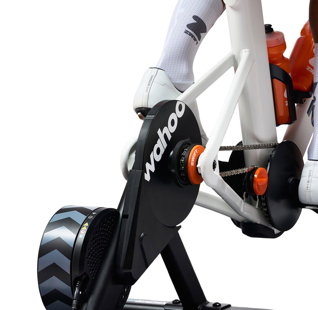 KICKR CORE 2 trainer delivering road-like resistance on Zwift