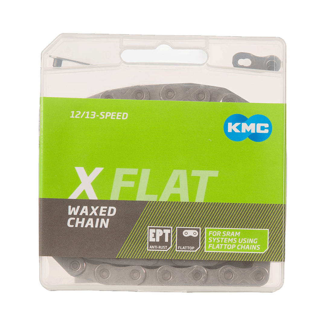 KMC X-Flat12 EPT Wax KMC, X-Flat12 EPT Wax, Chain, Speed: 12, 5.2mm, Links: 126, Grey Parts - Chains