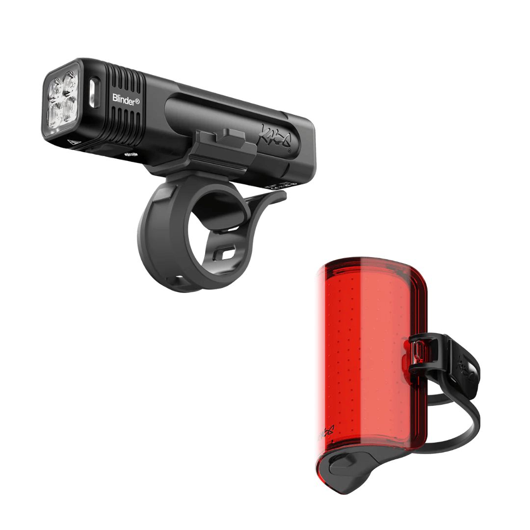 Knog Blinder 1000 & Cobber Reflex Rear Bike Light Set Accessories - Lights - Sets