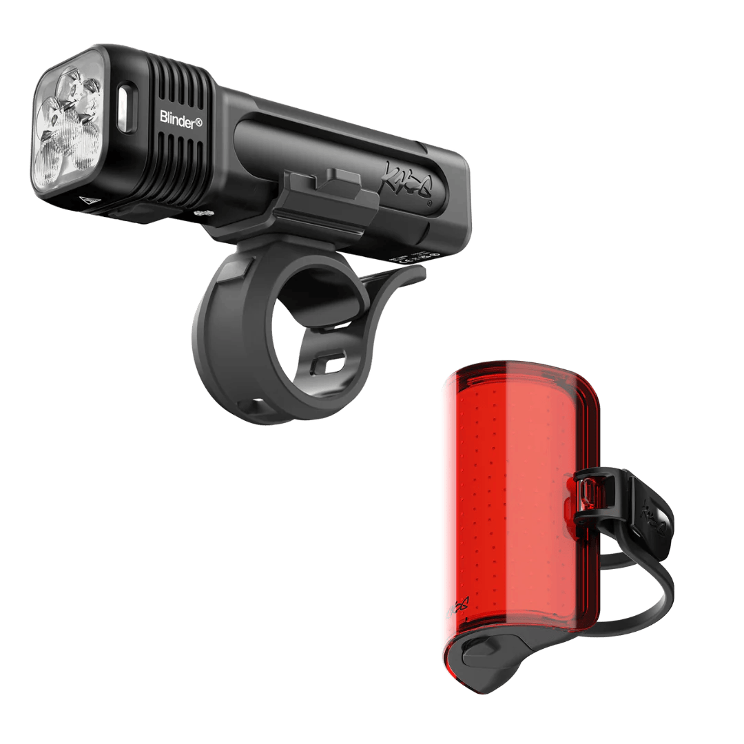 Knog Blinder 1400 & Cobber Reflex Rear Bike Light Set Accessories - Lights - Sets