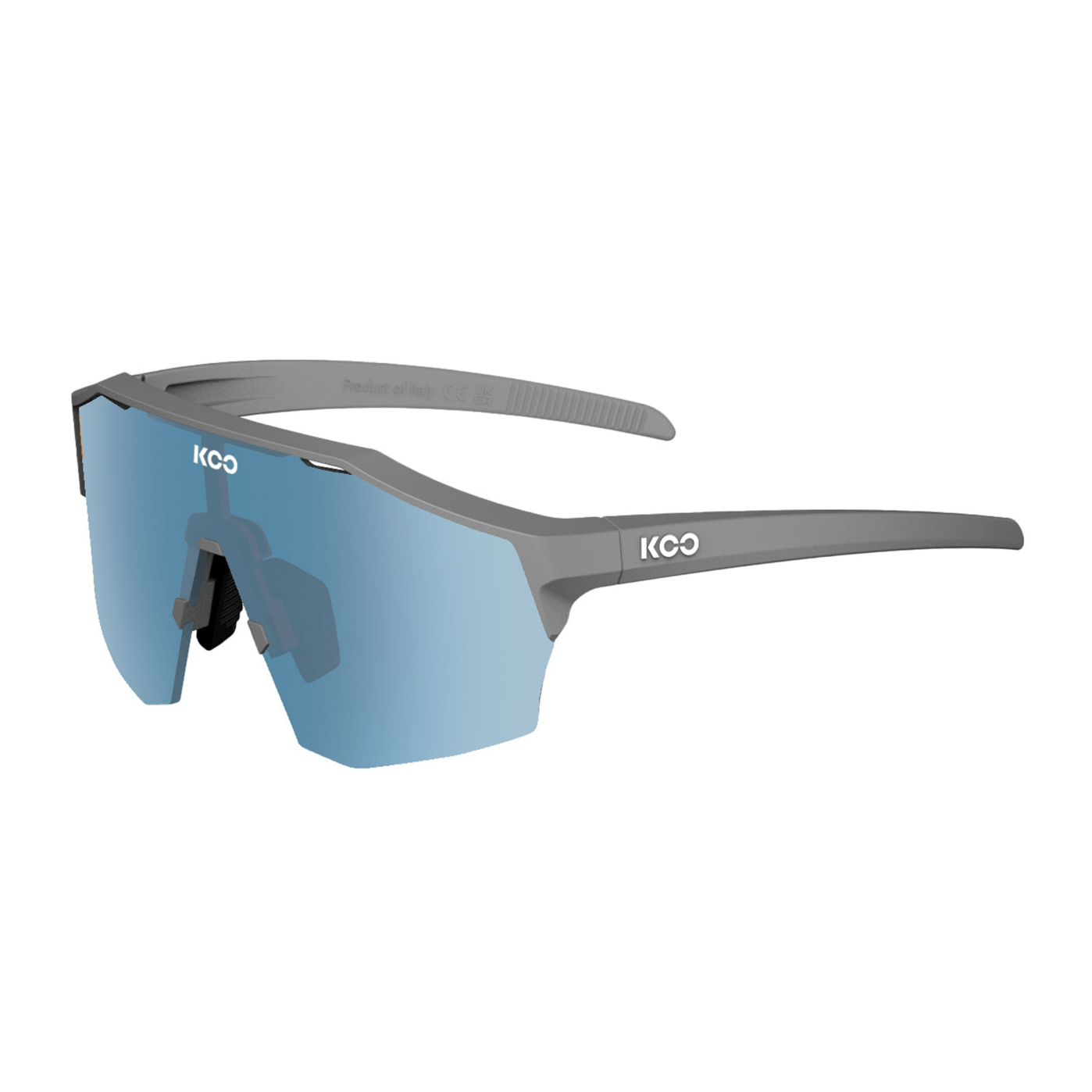 KOO Alibi Glasses Grey Matt/Matt Turquoise / Regular Apparel - Apparel Accessories - Sunglasses